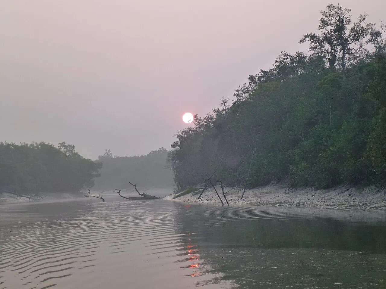 হারবাড়িয়া, বাগেরহাট — Sunrise Harbaria Sundarban National Park Bangladesh - panoramio