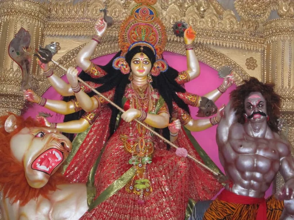 কল্যান্দী সার্বজনীন দুর্গা মন্দির — ছবি
