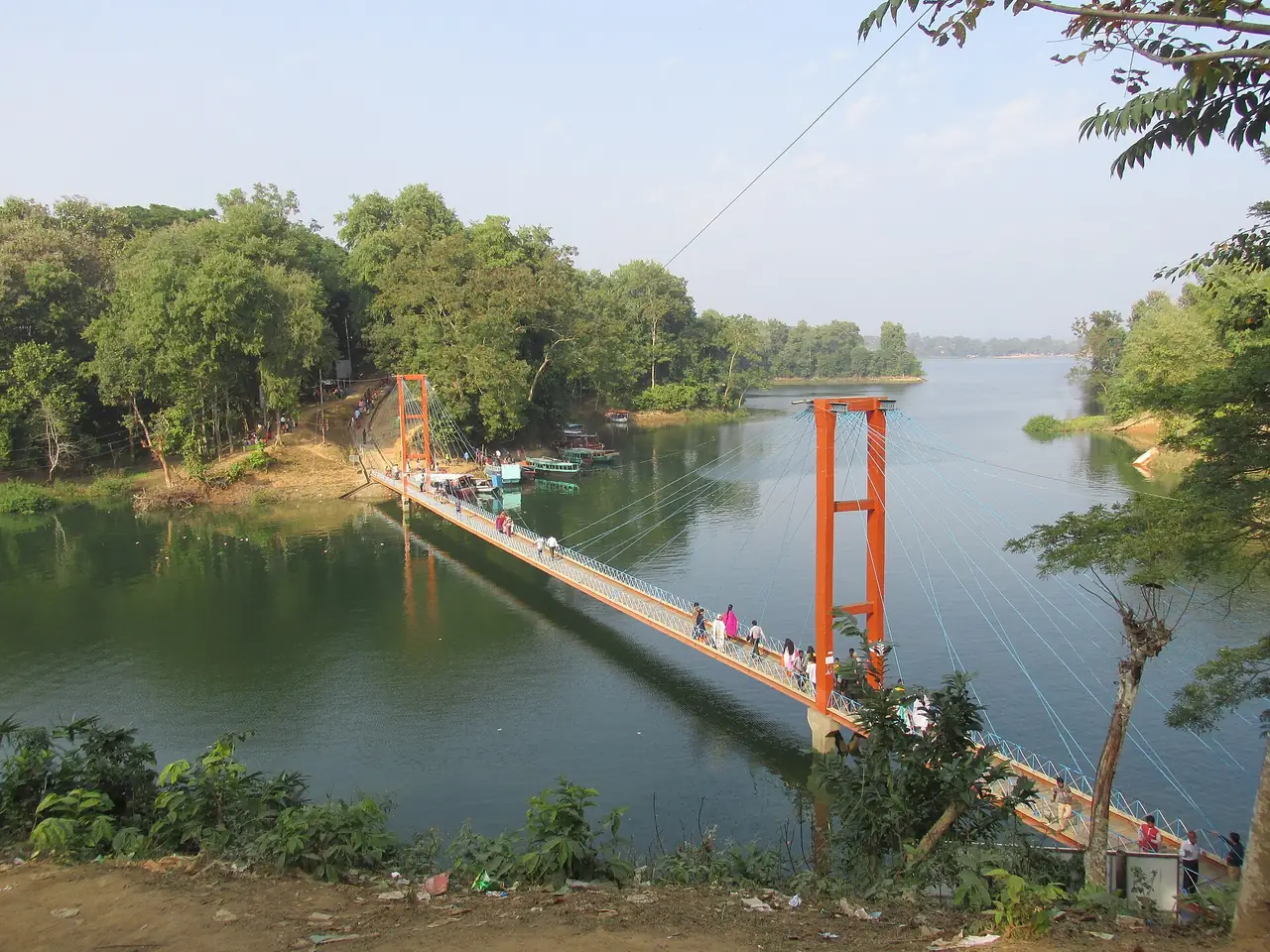 ঝুলন্ত সেতু, রাঙ্গামাটি — Rangamati District