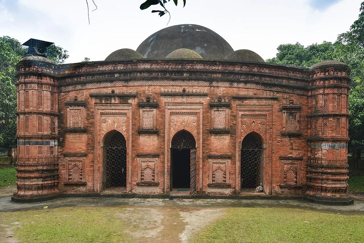 খনিয়াদিঘি মসজিদ, চাঁপাইনবাবগঞ্জ — Khania Dighi Mosque -Photo